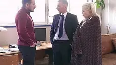 Porno Academie: Barbie Sins & Rick Angel threesome