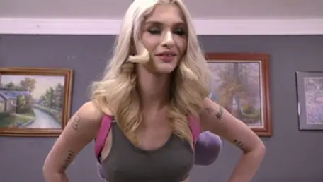Glenn King: Blonde Babe Takes on A Big One