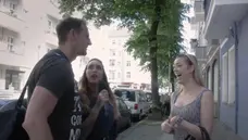 Hitzefrei.com: Anny Aurora expose small tits in the street