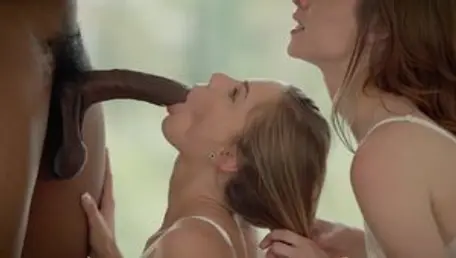 BLACKED - Anya Olsen in company with Sydney Cole creampied