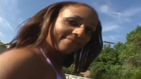 Curvy Mya Enjoys a BBC Stretching