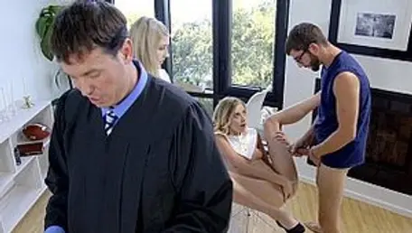 My Family Pies: Haley Reed sneak rides a hard dick