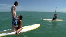 Money Talks: Alex Mae blowjobs at the seaside