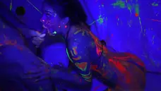 Glow group-sex
