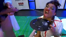 666Bukkake - Pissing ebony HD