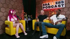 Sloppy blowjob turns into intense side fucking