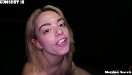 Gloryhole Secrets: 12 Loads Down, Sophia Swallows All