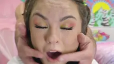 Inserted - Brunette Nicole Sage blowjob cum