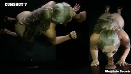 Interracial Gloryhole Blowjob Is So Wet Here