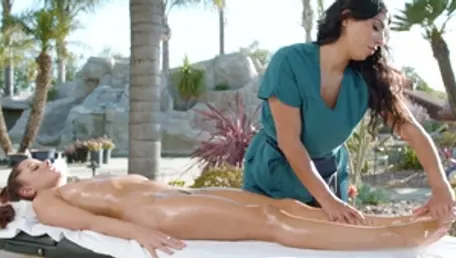 All Girl Massage: Vanna and Jasmine Share a Moment