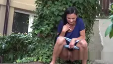Voyeur real sex along with babe