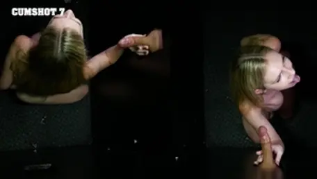 Gloryhole Secrets: Bald Pussy Filled to the Brim