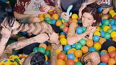 Crowd Bondage - Amina Danger and Emilio Ardana sex scene